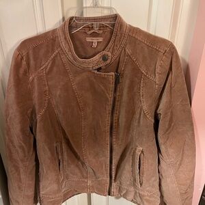 Pink velvet looking women’s jacket